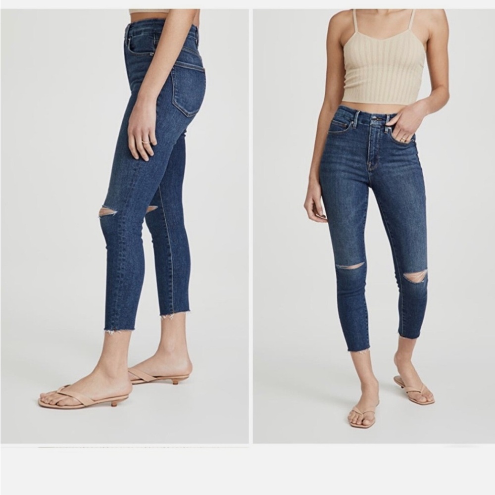 Good American Good Waist Crop - 16